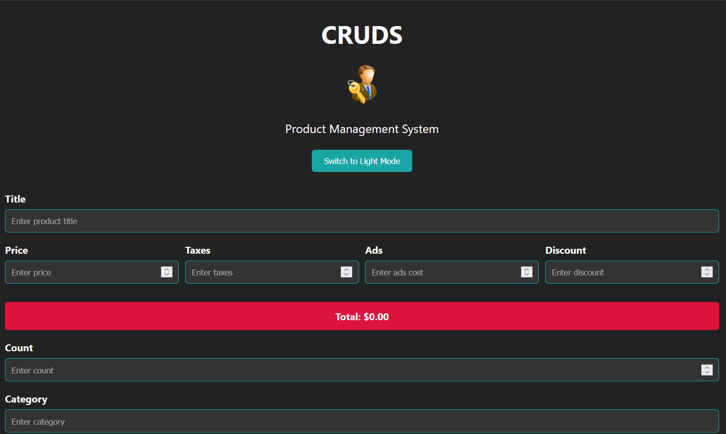 Product Management System Image